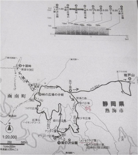岩戸山略図