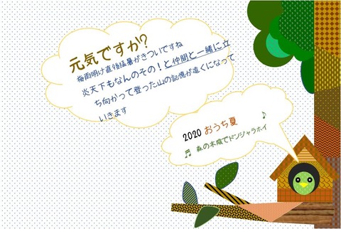 森の小人だより20200812