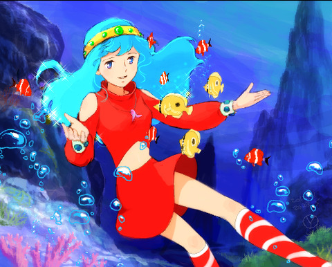 サンゴ礁伝説 青い海のエルフィ : P-日記（週記かも；）