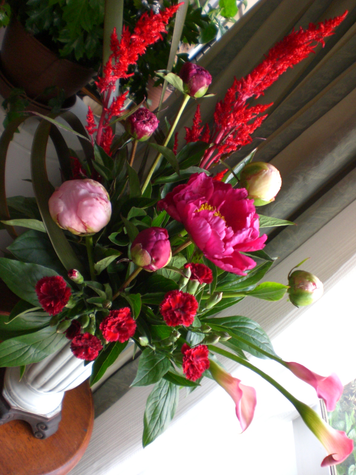 鮮やかなワインカラー「PEONY」 Yumi Barua's Hanaism blog