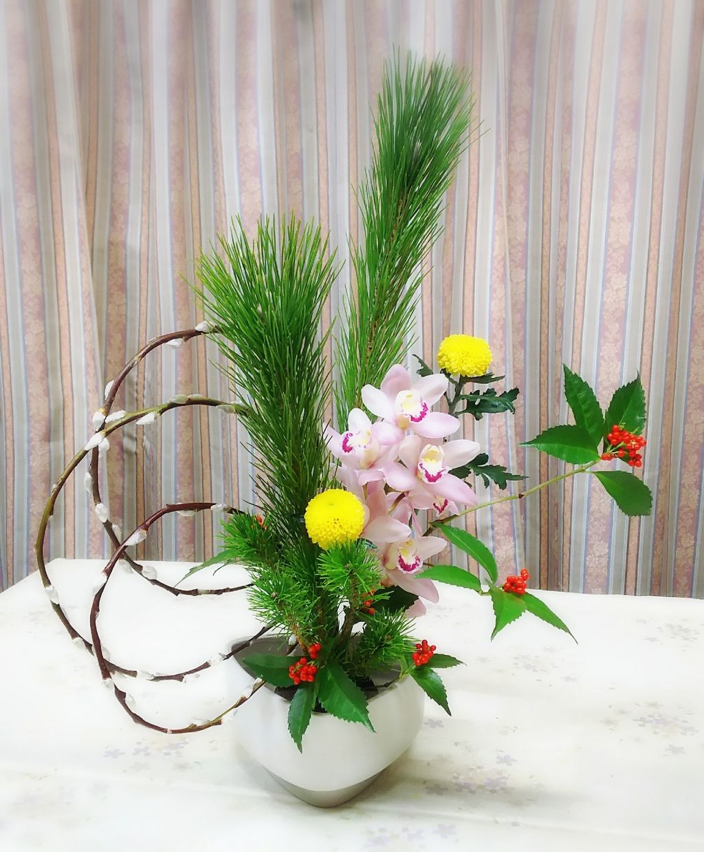 今日の作品 正月花 ゆみきちの花 華diary