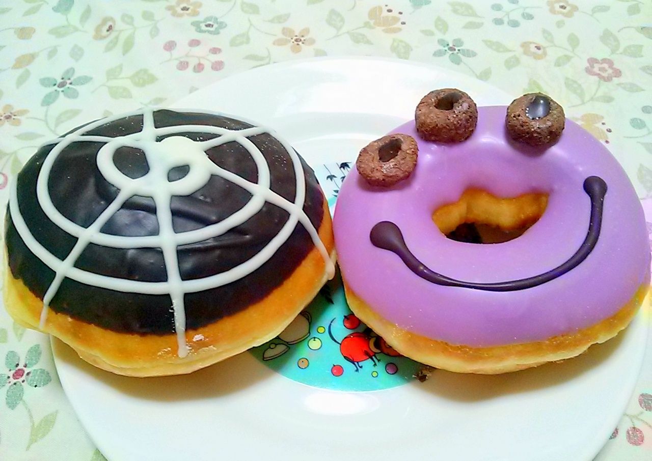 クリスピークリームドーナツ のハロウィンドーナツ ゆみきちのコロコロ日記 クリスピークリームドーナツ のハロウィンドーナツ ゆみきちのコロコロ日記