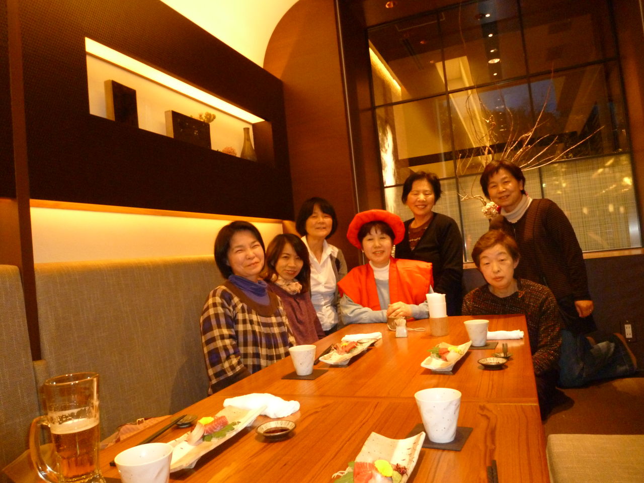 還暦祝い食事会 季節の風を感じて