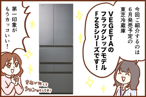 東芝冷蔵庫VEGETA　FZS　ゆむい