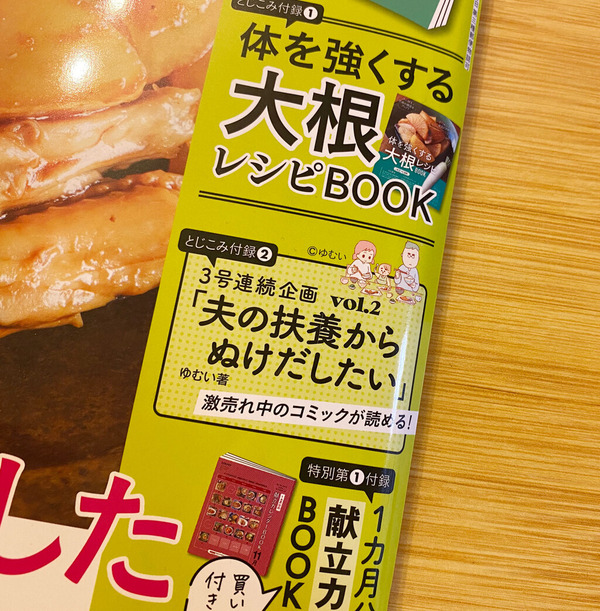 夫の扶養からぬけだしたい　レタスクラブ　ゆむい