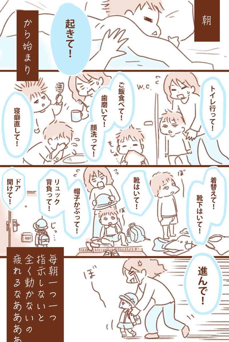 朝のルーチン　ゆむい