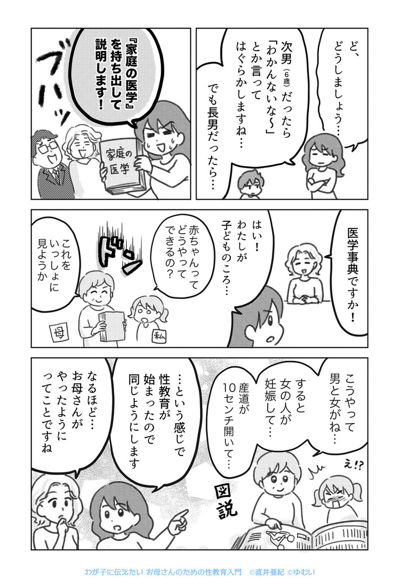 わが子に伝えたいお母さんのための性教育入門 直井亜紀 ゆむい