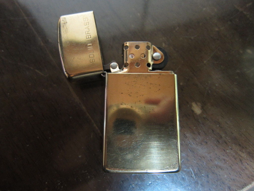 真鍮zippoライターが修理出来ました はに の日々 真鍮zippoライターが修理出来ました はに の日々