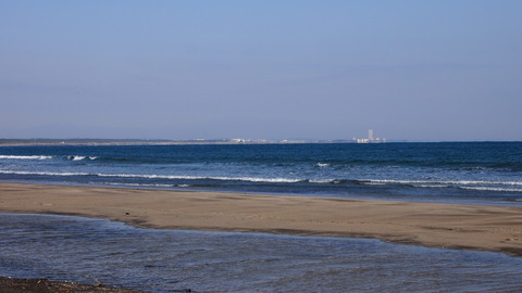 青島海岸からシーガイア方面