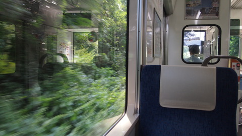 40のと鉄道車内