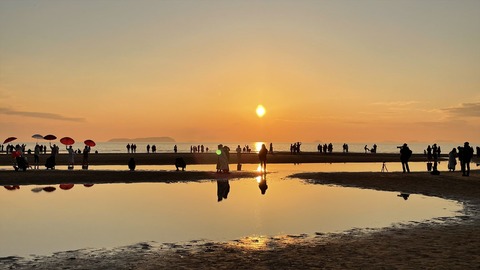 父母ヶ浜の夕景 (7)_