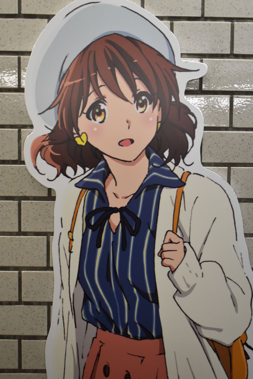 京阪電車×響け！ユーフォニアム　吊り革　黄前久美子×高坂麗奈 京阪電車×響け！ユーフォニアム 吊り革 黄前久美子×高坂麗奈