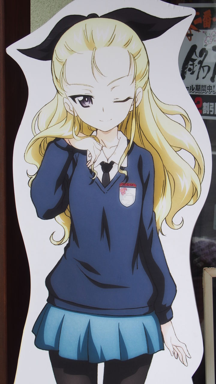 大洗ガルパン等身大パネル巡り 聖グロ サンダース編 渚屋blog