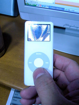 iPodnano液晶割れ
