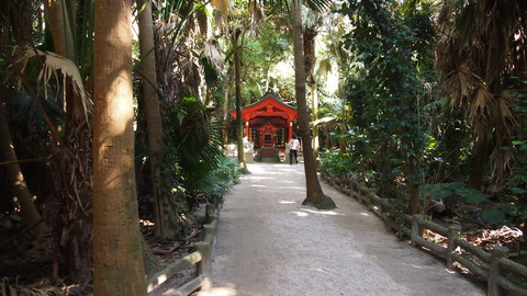 青島神社元宮参道