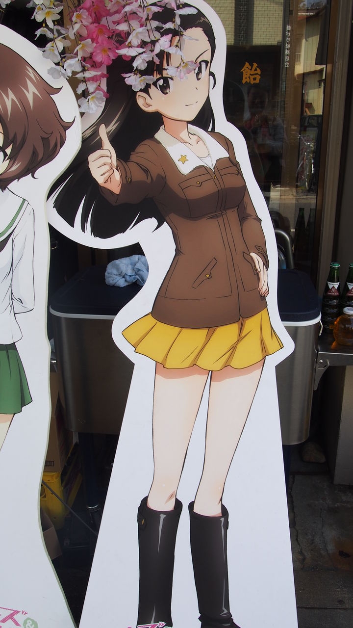 大洗ガルパン等身大パネル巡り【アンツィオ・知波単・継続編】 : 渚屋Blog