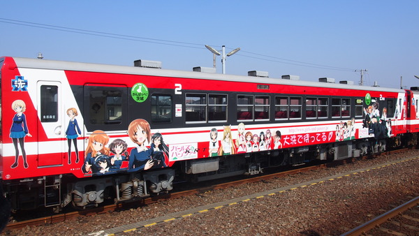 ガルパン列車全車連結 (22)