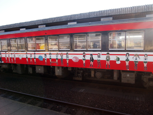 ガルパン列車で大洗へ (15)