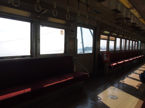 一畑電車と松江城 (5)