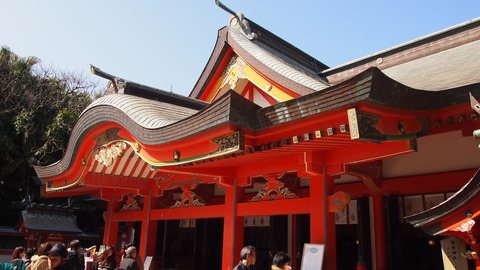 青島神社ご拝殿 (2)
