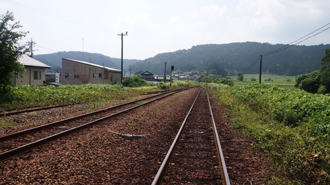 28西岸駅線路