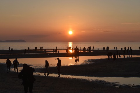 父母ヶ浜の夕景 (3)_