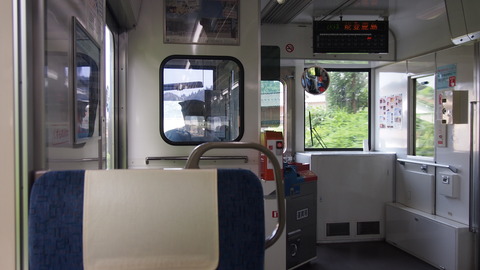 39のと鉄道車内