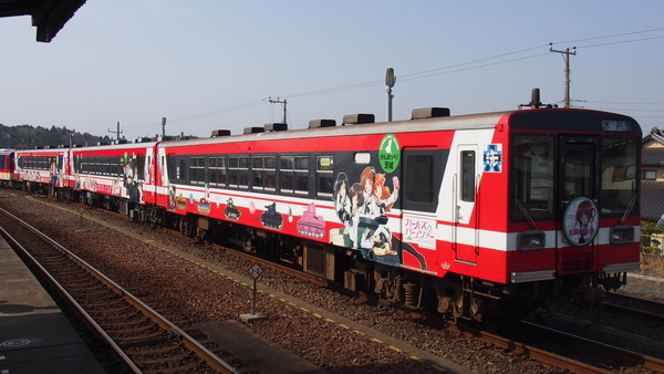 ガルパン列車全車連結 (5)