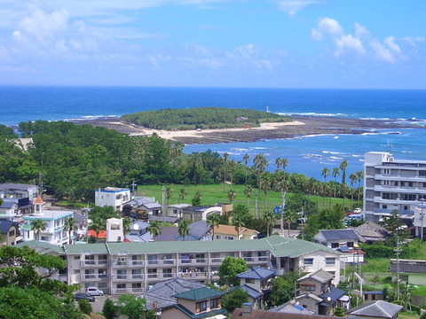 青島遠景(別の日撮影)