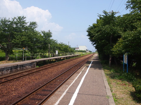 14西岸駅ホーム