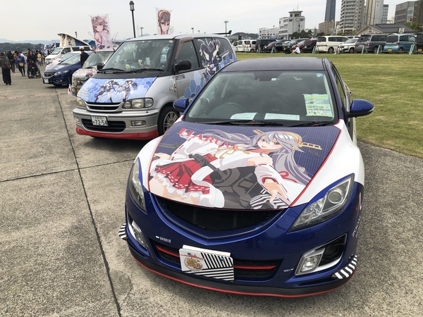下関痛車展示 (1)