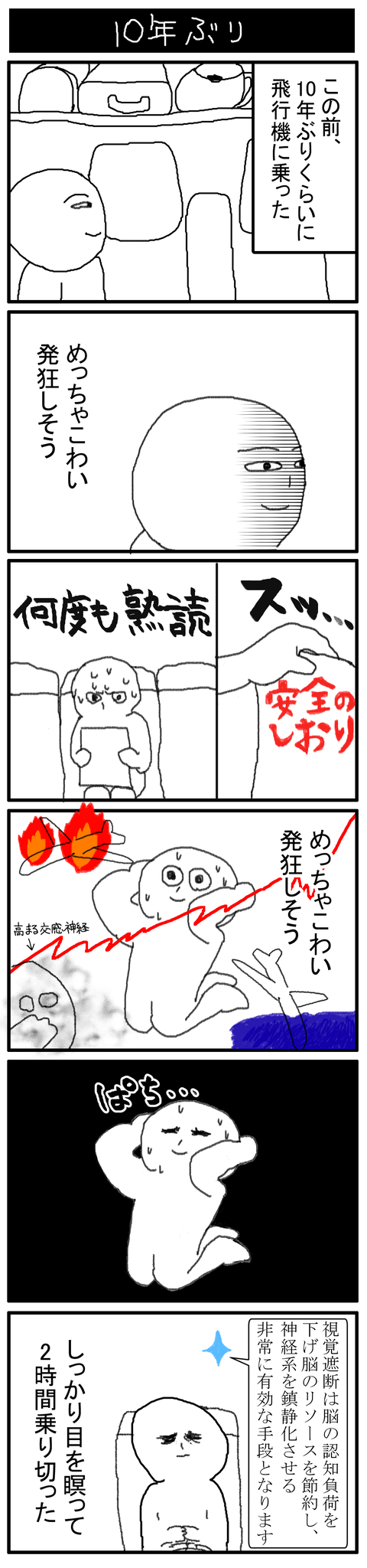 10年ぶりの飛行機