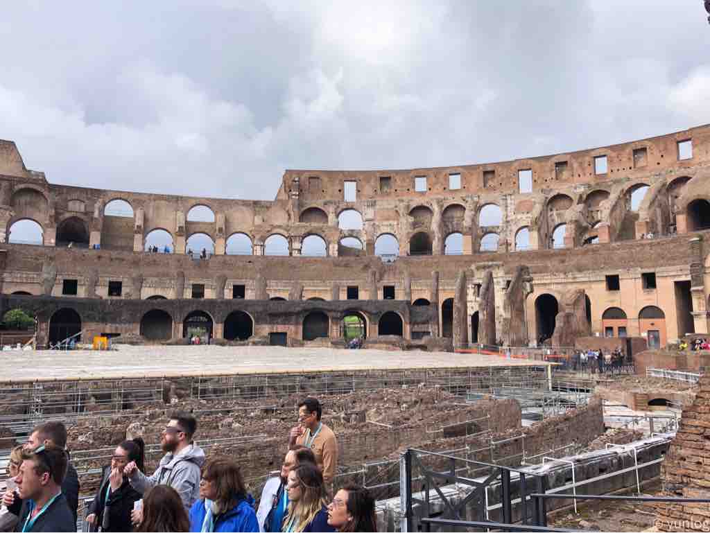 熱狂の 古代ローマへ タイムスリップ イタたび 45 コロッセオ ゆんろぐ