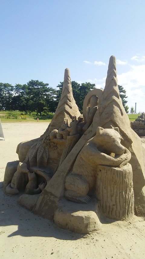 野営キャンプ場