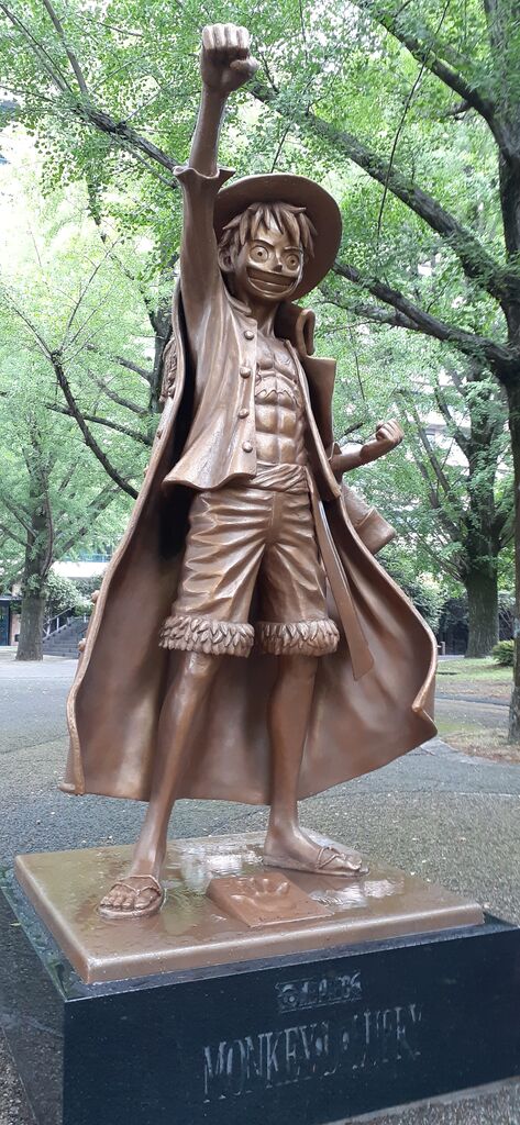 麦わらの一味ここに集結！ONE PIECE 熊本復興プロジェクト銅像