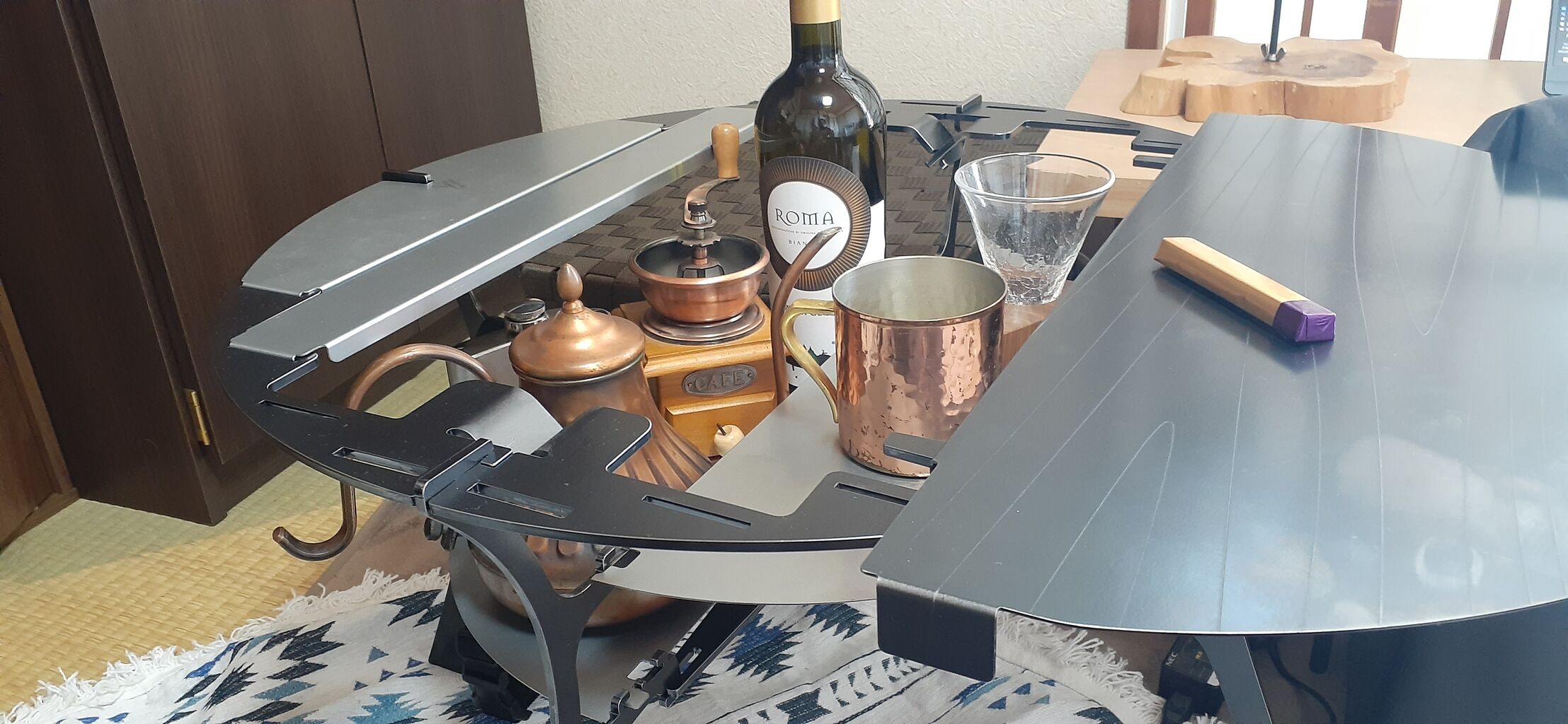 TRIPATH PRODUCTS トリパスプロダクツ　モクメテーブル　未使用品 TRIPATH PRODUCTS トリパスプロダクツ MOKUME TABLE モクメ