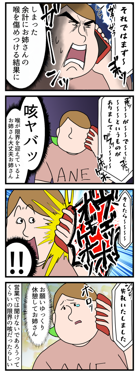 営業の電話の大変さを実感した姉2