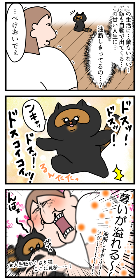 大地を踏みしめて歩く猫2