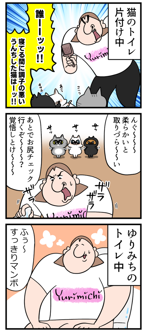 うんちのお片付け