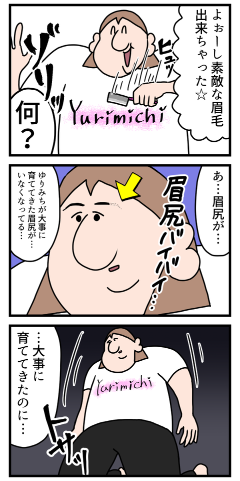 さよなら眉尻2