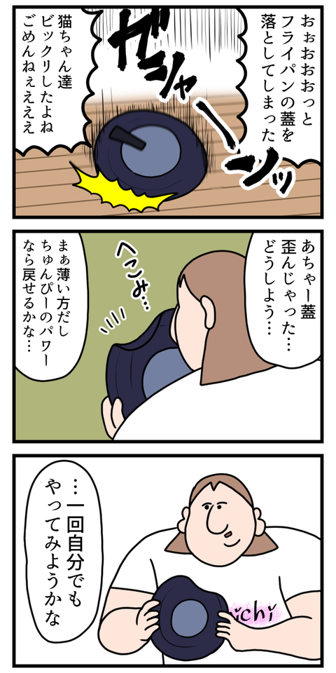蓋が薄かったからか己のパワーを過小評価してたのか