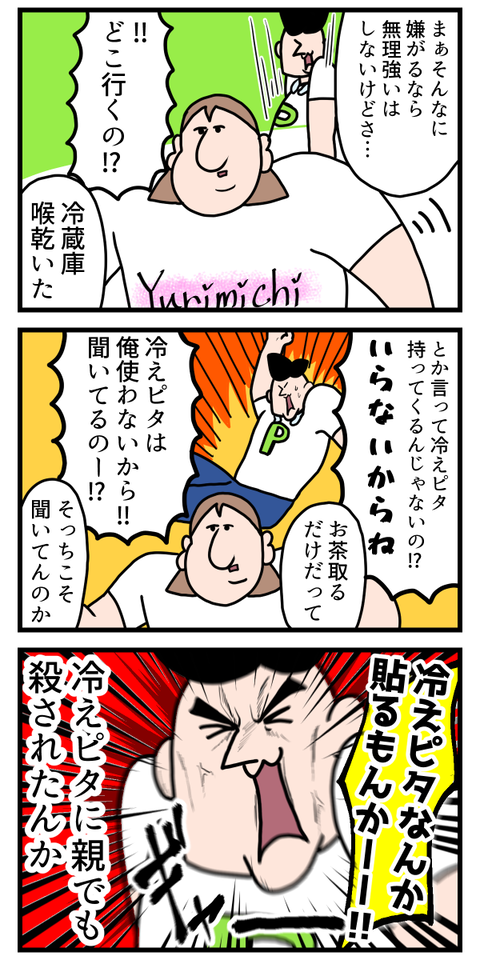 何故か冷えピタを信用しない旦那2