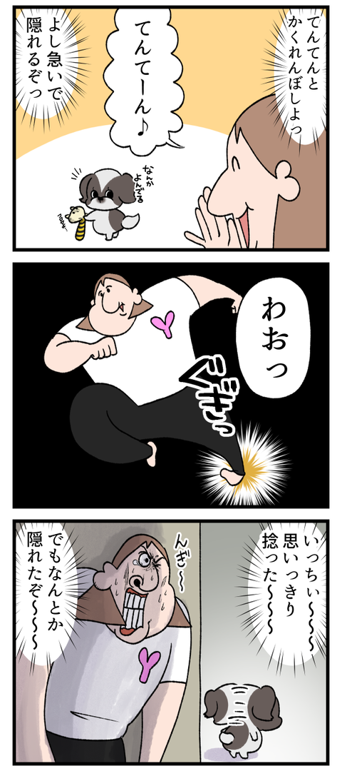愛犬ちゃんとかくれんぼ♡