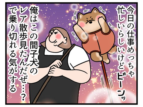 レアワンコ見れたから今運気最高な気がする