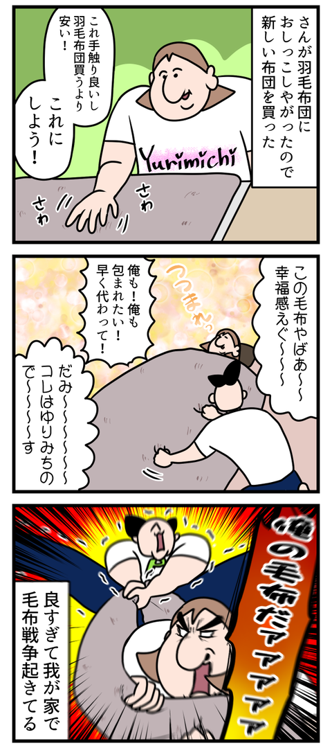 新しい布団の幸福度えぐい