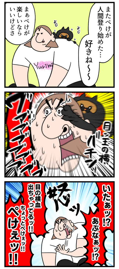 失明するところだった