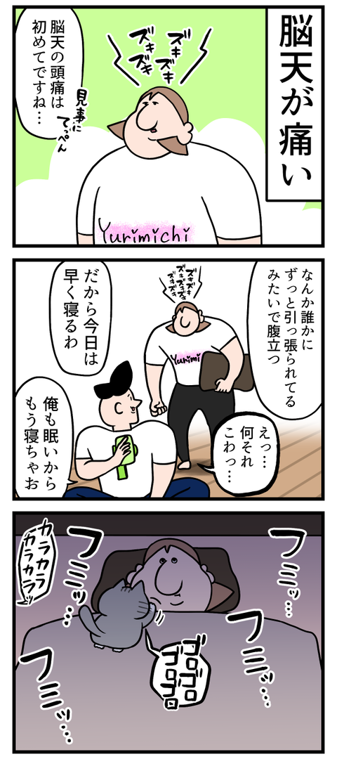 求：脳天頭痛の対処法