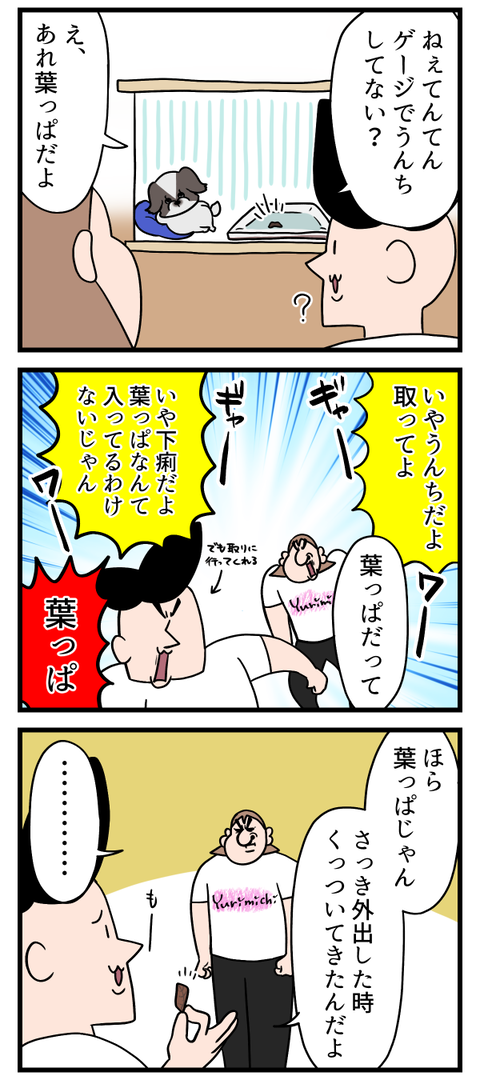 葉っぱorうんち