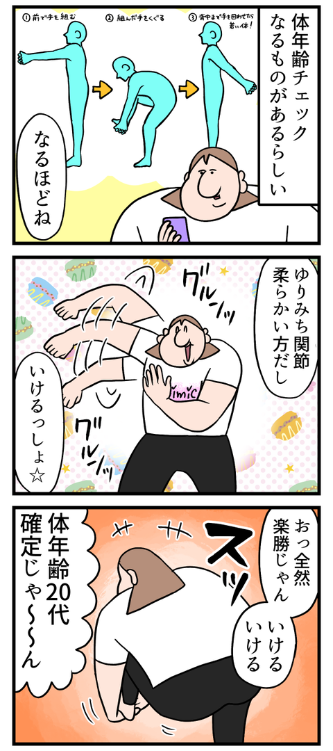 体年齢チェックって知ってる？