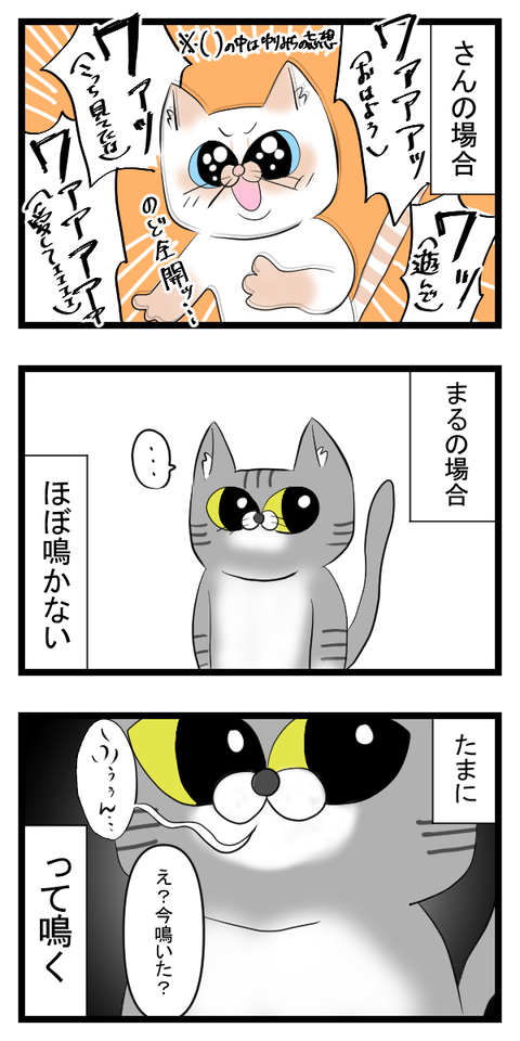 蚊が泣いたのかな？